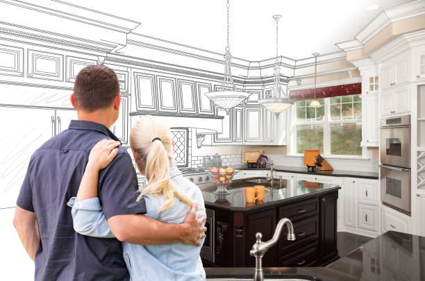 Professional Cabinet Installation technician working in Henderson, KY